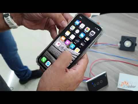 Instalação e configuração do interruptor Wi-Fi 3 botões