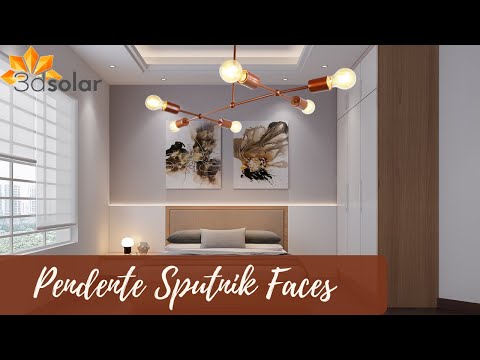 Apresentação e instalação do pendente Sputnik Faces
